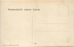 Mannschaft unter Tusch. K.u.K. Kriegsmarine Matrosen / Zuhanyzó matrózok az Osztrák-Magyar Haditenge...