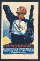 1936 Garmisch-Partenkirchen Téli Olimpia (I.) levélzáró