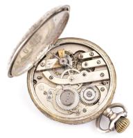 Ezüst (Ag) tokos zsebóra sérült, hiányos, alkatrésznek d:50 mm