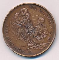 Fritz Mihály (1947-) 1991. "II. János Pál Pápa Budapesten / 1991. Augusztus 16-20" kétolda...