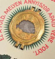 cca 1920-1930 Nemzeti Ereklye, "Ércbulla", irredenta emléktárgy Nagy-Magyarország vármegyé...