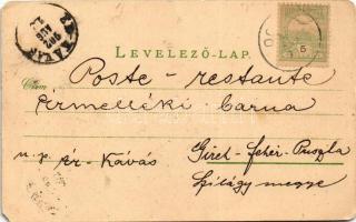 1902 Besztercebánya, Banská Bystrica; Régi bástya. Ivánszky Elek kiadása / old bastion tower (EM)