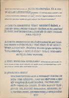 cca 1947 A Cionista Kongresszus röplapja, 29×21 cm