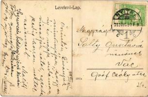 1913 Nyitra, Nitra; Püspöki vár / bishop's castle (kis szakadás / small tear)