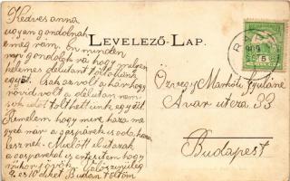 1909 Losonc, Lucenec; Vasúti utca. Redlinger kiadása / street (EK)