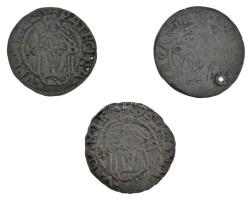 1529. Denár Ag "I. Ferdinánd" (0,47g) + 1550K-B Denár Ag "I. Ferdinánd" (2x) (0,...