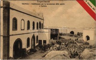 Tripoli (Tripolitania), Stabilimento per la lavorazione dello sparto e Cartiera / paper factory
