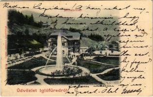 1903 Iglófüred, Spisská Nová Ves Kupele, Novovesské Kúpele; Millenium szálló. Wlaszlovits Gusztáv 1279. / hotel (EK)