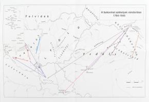 cca 2002 A bukovinai székelyek vándorlása 1764-1945, 26x40 cm