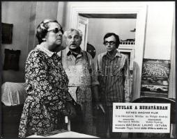 cca 1971 ,,Nyulak a ruhatárban" című magyar film jelenetei és szereplői (köztük Páger Antal, Ig...