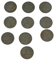 2020. 10Ft Cu-Ni-Zn "Tisztelet a hősöknek" (10x) T:AU,XF