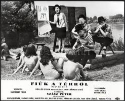 cca 1967 ,,Fiúk a térről" című magyar film jelenetei és szereplői (köztük Bujtor István, Darvas...