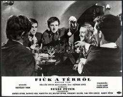 cca 1967 ,,Fiúk a térről" című magyar film jelenetei és szereplői (köztük Bujtor István, Darvas...