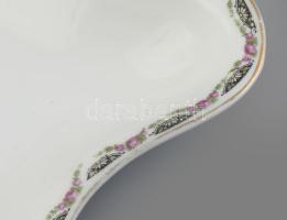 Hutschenreuter porcelán tál. Matricás, jelzett, kopással 21x21 cm