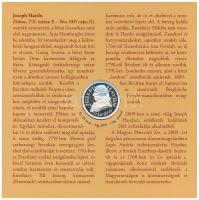 2009. 5Ft-200Ft "Haydn" (6xklf) forgalmi sor + "Joseph Haydn" Ag emlékérem (12g/...
