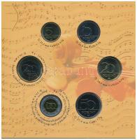 2009. 5Ft-200Ft "Haydn" (6xklf) forgalmi sor + "Joseph Haydn" Ag emlékérem (12g/...