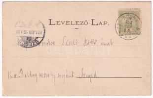 1904 Szobráncfürdő, Kúpele Sobrance; Tenisz pálya. Klein Soma kiadása W.G. 1427. / tennis court, spo...