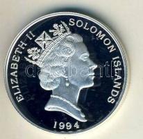 Salamon-szigetek 1994. 5$ Ag "Alvaro Mendana de Neyra" T:PP