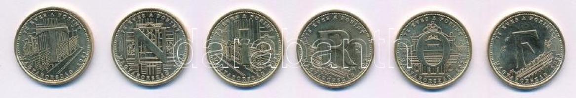2021. 5Ft Cu-Ni-Zn "75 éves a Forint" (6xklf) T:AU,XF