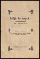 1885 Időjárási naptár Magyarország számára. Facsimile kiadás 8 p