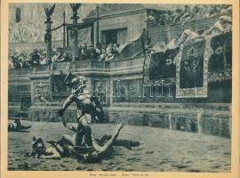 cca 1910 Roma 30 vedute kihajtható képes füzet