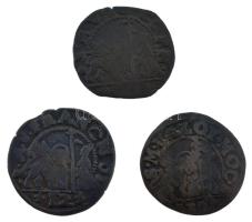 Olasz Államok / Velencei Köztársaság ~1600-1750. 1S (3xklf) T:F egyik hullámos lemez
Italian States...