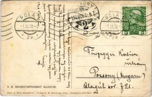 1910 SM Hochseetorpedoboot Alligator (SM Torpedoboot 52). K.u.K. Kriegsmarine / Austro-Hungarian Nav...