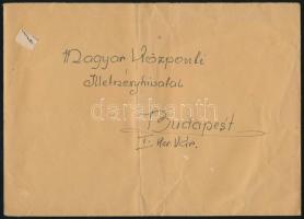 1946 (21. díjszabás) Levél 100 milliárd P négyescsíkkal bérmentesítve "PÁRI" - Budapest (2...