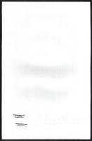 cca 1987 Menesdorfer Lajos (1941-2005) budapesti fotóművész hagyatékából, pecséttel jelzett, felirat...