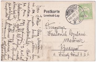 1915 Lajtabruck, Bruck an der Leitha; Kaiser Josef Platz, Handlung, Ibel, Rathaus, Haas, Carl Schlaf...