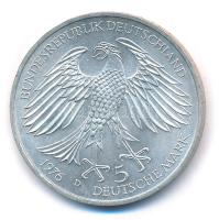 Német Szövetségi Köztársaság 1976D 5M Ag "Grimmelhausen halálának 300. évfordulója" T:AU
...