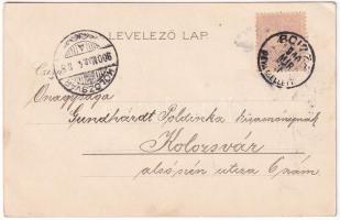 1900 Bucharest, Bukarest, Bucuresti, Bucuresci; Kunstanstalt Kosmos 33. Art Nouveau, litho s: Geiger...