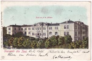 1901 Iasi, Jasi, Jassy, Jászvásár; Scola de fu Militari / military school (EK)