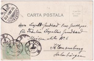 1901 Iasi, Jasi, Jassy, Jászvásár; Scola de fu Militari / military school (EK)