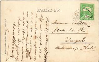 1912 Perlak, Prelog; Állami népiskola. Fejer Károly kiadása / school (EB)