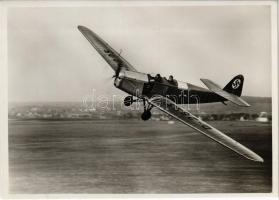 Klemm Kl 25 D, Schul-, Sport- und Kunstflugzeug, D-2895 / German aircraft, swastika. photo (non PC)