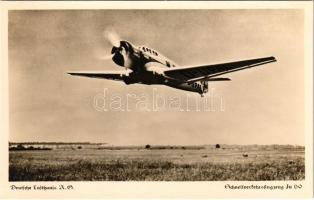 Deutsche Lufthansa. Schnellverkehrsflugzeug Ju 60 / German transport aircraft, swastika