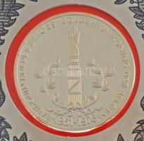 Belgium 1976. "Baldvin trónralépésének 25. évfordulója" kétoldalas, aranyozott Ag emlékére...