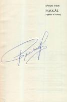 1982 Puskás Ferenc által dedikált Hámori Tibor: Puskás legenda és valóság című könyv