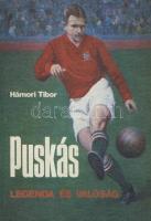 1982 Puskás Ferenc által dedikált Hámori Tibor: Puskás legenda és valóság című könyv
