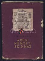 1960 Csathó Kálmán: A régi Nemzeti Színház címmel megjelent könyv II. kötete, a Magvető könyvkiadó g...