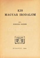 Kozocsa Sándor: Kis magyar irodalomtörténet. Bp., 1944., Pintér Jenőné. Kiadói papírkötés