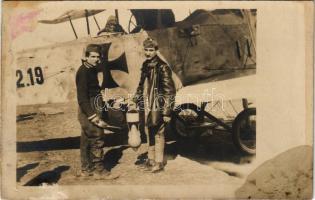 1917 Fliegerbombe / WWI Austro-Hungarian K.u.K. military aircraft with pilots (fl)