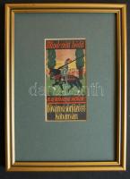 Az új kőbányai sörfőzde számolócédulája paszpartuba téve és bekeretezve (18 x 25cm)