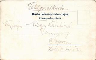 1914 Tuchów, Kosciól w Piotrkowicach. Arch. Dr. Zubrzycki. Wystawa Boczna / church (EK)