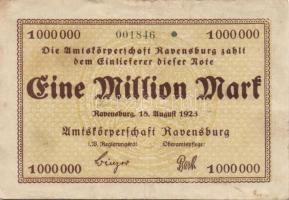 Német Birodalom/Weimari Köztársaság 1923. 13db klf városi szükségbankjegy T:II,III