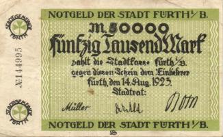 Német Birodalom/Weimari Köztársaság 1923. 13db klf városi szükségbankjegy T:II,III