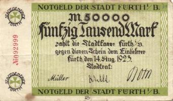 Német Birodalom/Weimari Köztársaság 1923. 13db klf városi szükségbankjegy T:II,III