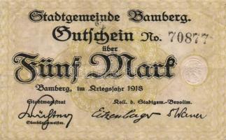 Német Birodalom/Weimari Köztársaság 1923. 7db klf városi szükségbankjegy T:II,III