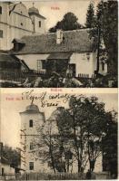 1911 Kelcse, Újkelcse, Nová Kelca; Posta, Tiszti lak / post office, officers house, villa (fl)